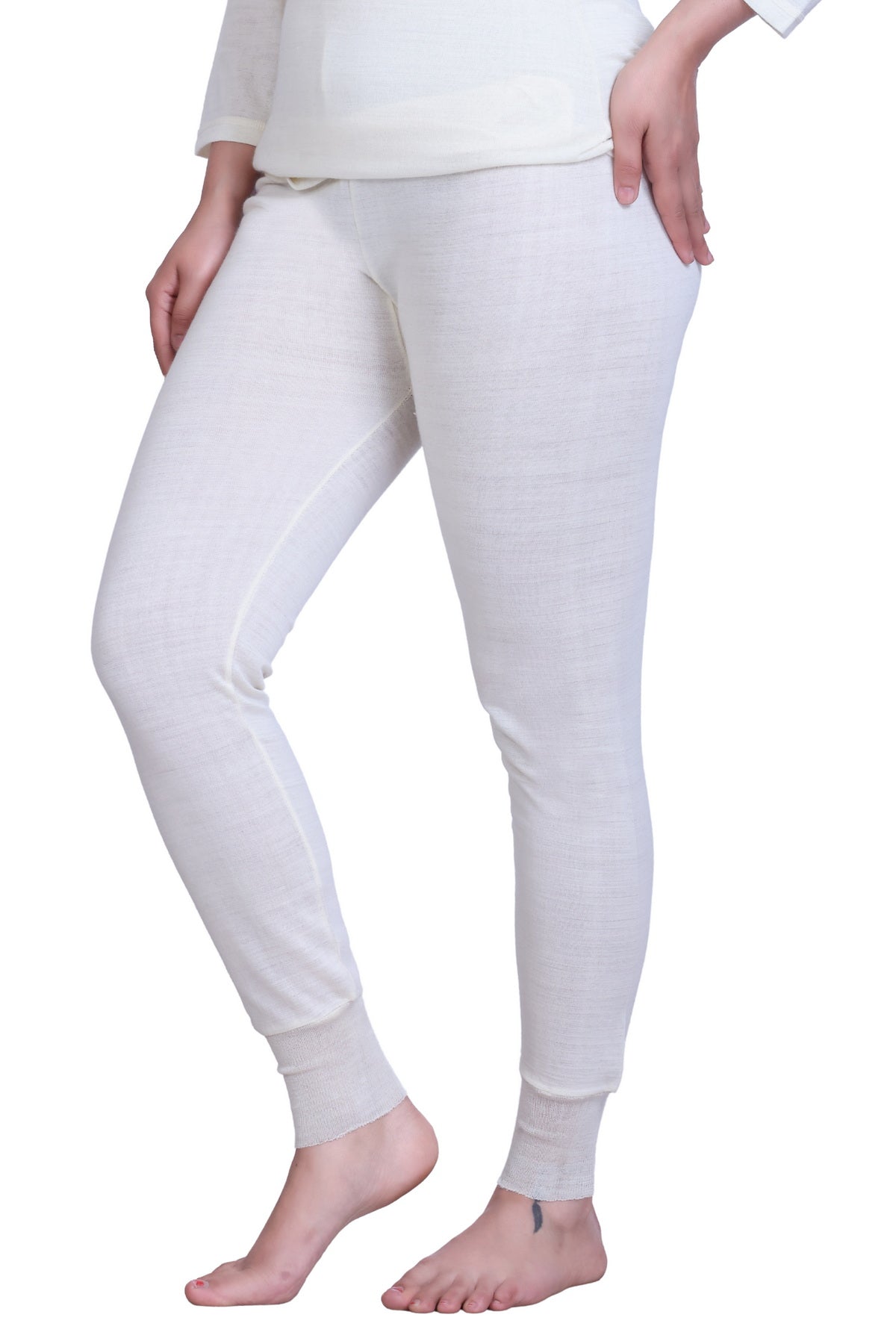 Women’s Thermal Lower | White | Soft & Warm