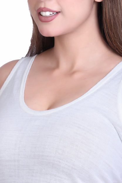 Women’s Thermal Upper + Sandoz Inner | White | Soft & Warm Set