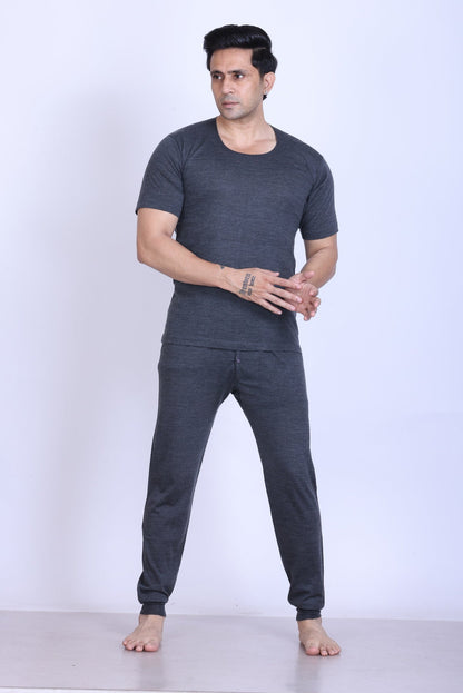 Men’s Thermal Inner Lower Grey – Soft & Warm Winter Wear