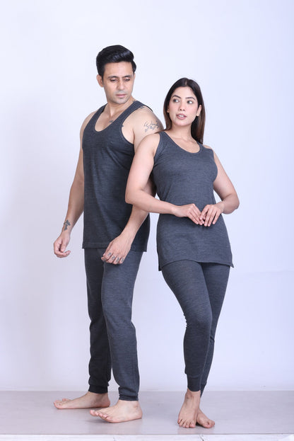 Women’s Thermal Upper + Sandoz Inner | Grey | Soft & Warm Set